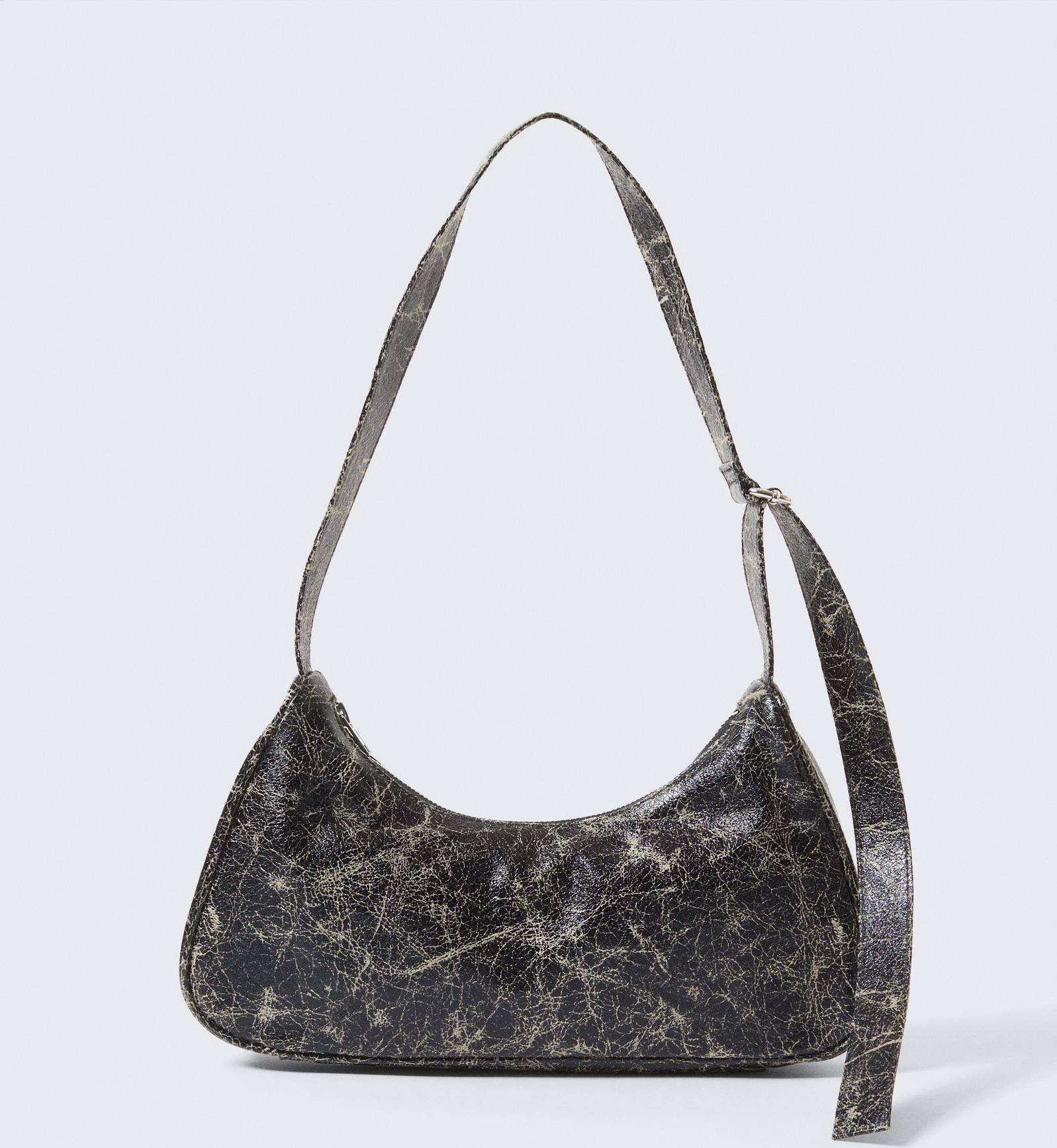 Weekday Washed Handbag - Black