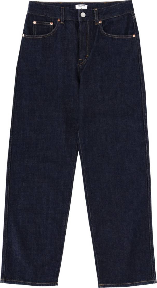 Regular High Rise Jeans - Denim