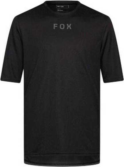 Fox Racing Ranger Wordmark Cycling Shirt - Black