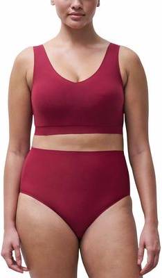 Chantelle Soft Stretch Wireless Padded V-Neck Bra - Raspberry