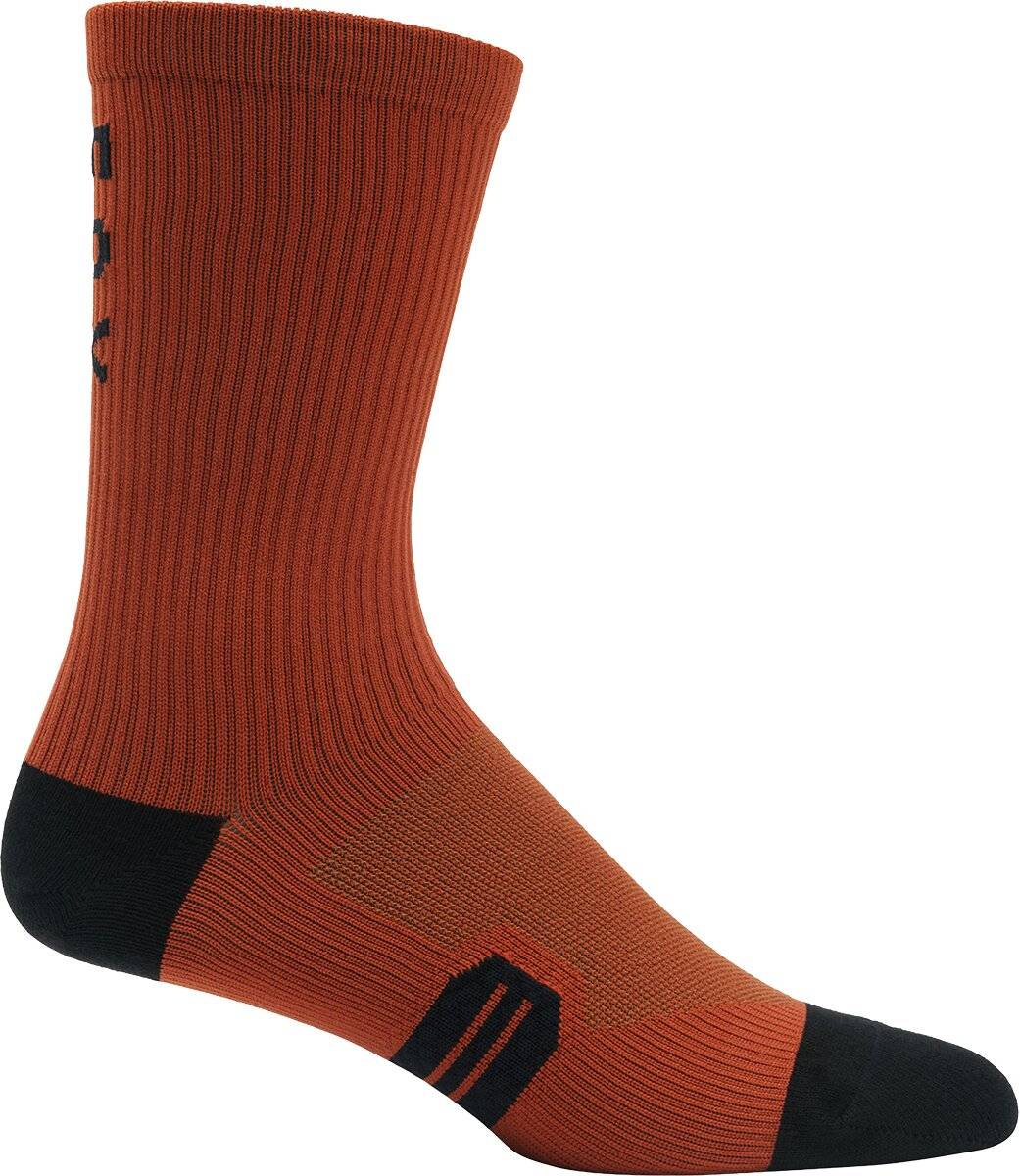 Fox Racing Ranger 8in Sock Amber Scarlet