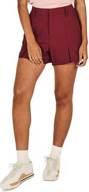 Malbon Pleated Shorts - Raspberry