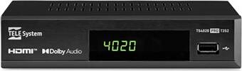 TS4020 Pro Décodeur DVB-T T2 DVB-S-S2 HEVC HD HDR10
