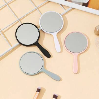 Shein Hand-Held Compact Mirror Portable - Multicolor