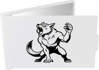 Azeeda Werewolf Compact Makeup Mirror