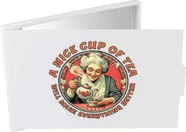 Azeeda Cup Of Tea Compact Makeup Mirror