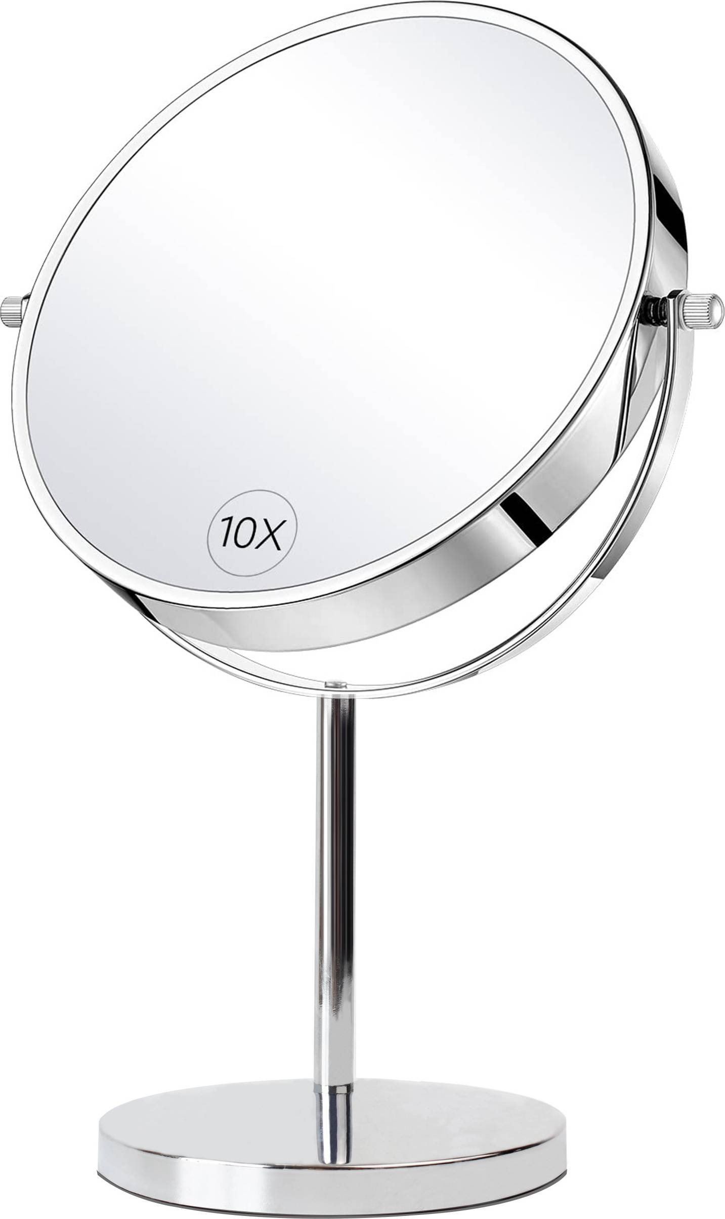 Temu Double-Sided Magnifying Makeup Mirror 360 Degree Rotation
