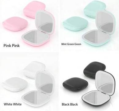 Shein LED Makeup Mirror With Lithium Battery Has 3 Color Modes 1X 2X Magnification Function - Multicolor