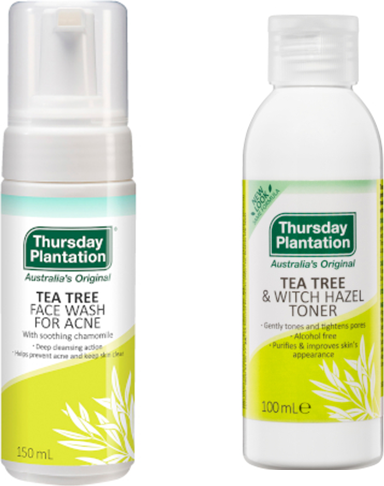 Thursday Plantation Tea Tree Face Routine Set B Black