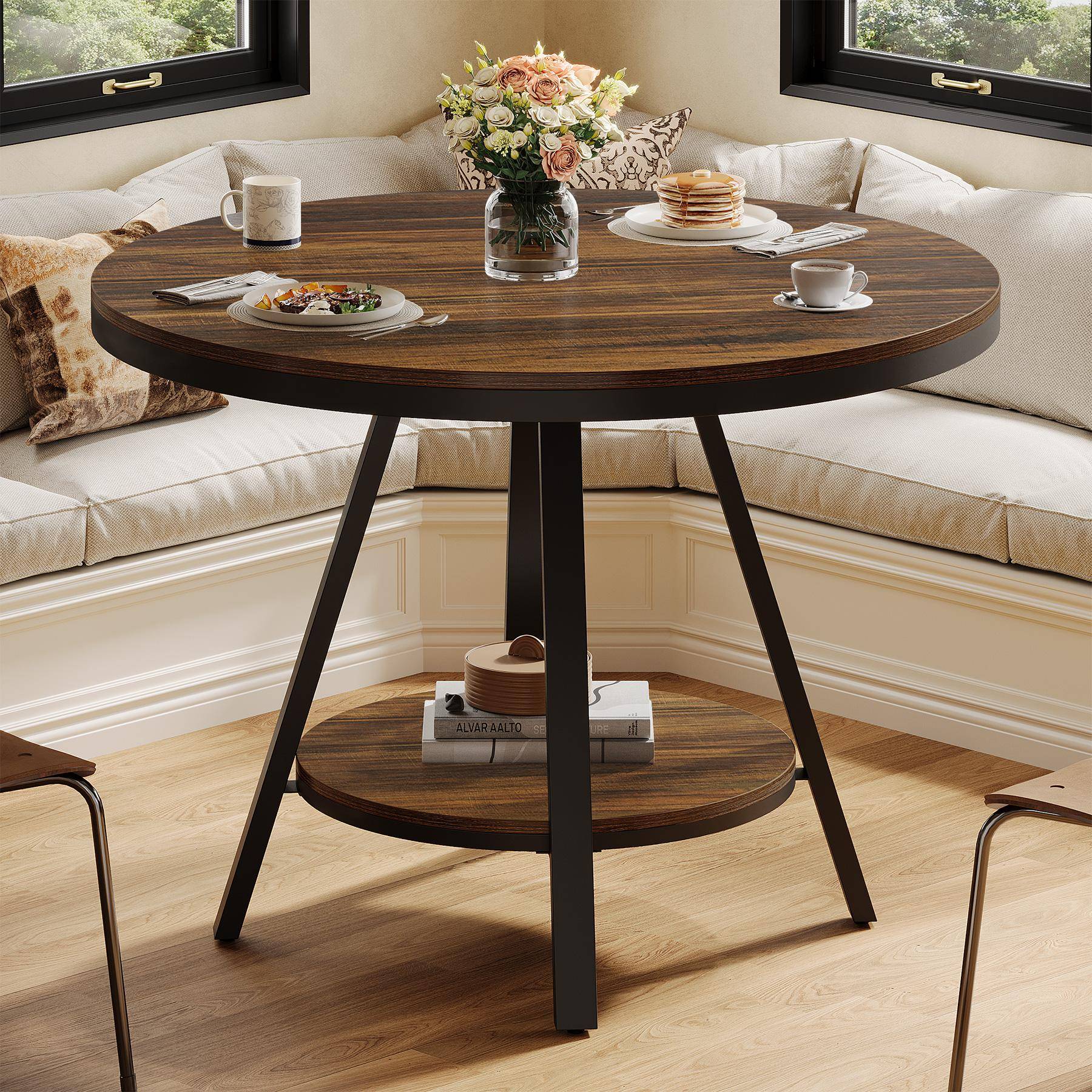 Petite Table Ronde 2 Niveaux