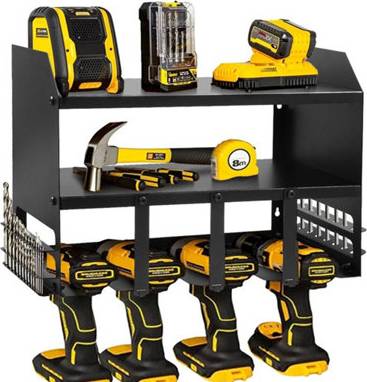 B&Q Impact Driver Battery Power Tool Rack
