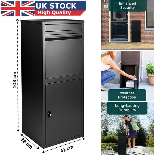 Extra large garden storage box Extra Large Lockable Parcel Delivery Drop Box