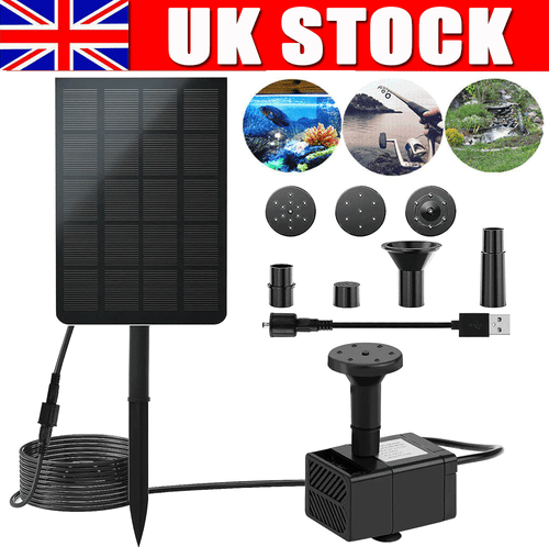 Solar powered pond pump Solar Powered Water Pond Pump Panel Kit