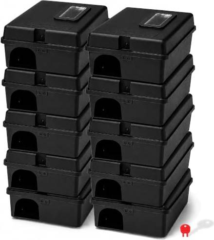 Roshield Exta Large Rats Mouse Poisoning Bait Box 10 Pcs 10pcs