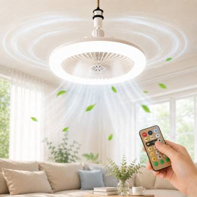 Ceiling Fan With Light And Remote Control