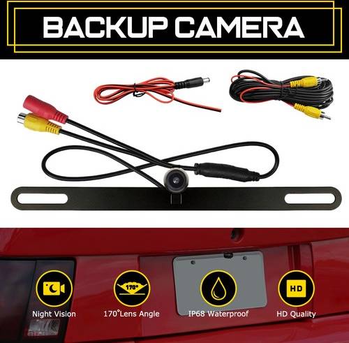 Car camera AUXITO Hd Waterproof Car Reverse Camera