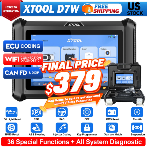 Auto scanner xTool D7w Wireless Obd2 Auto All System