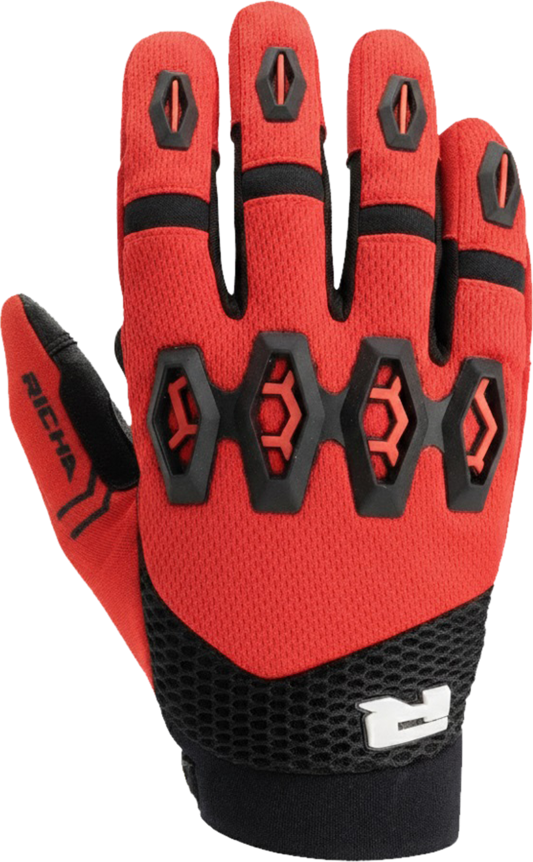 Richa Motorradhandschuhe R-Mx - Schwarz/Rot