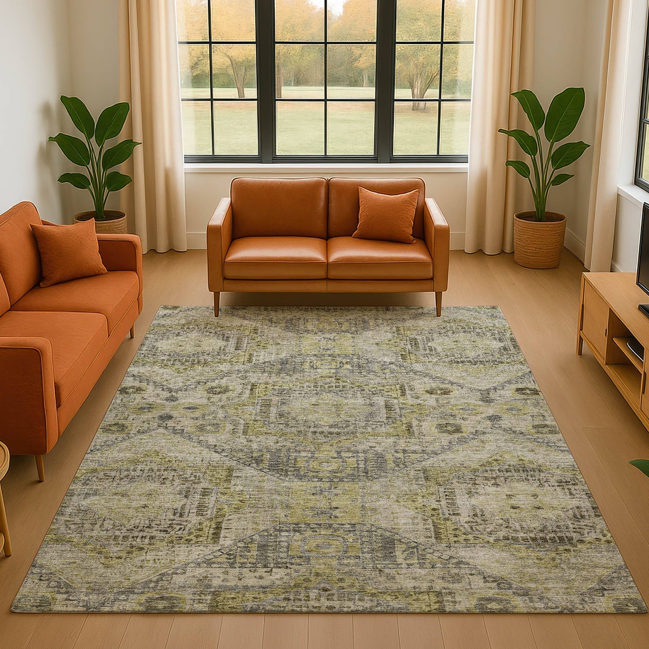 Addison Rugs Premium Washable Super Soft Vintage Mayfield Rug