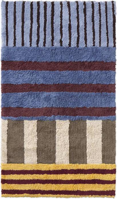 Lorena Canals Washable Mini Rug X-Small Blue, Multicolor