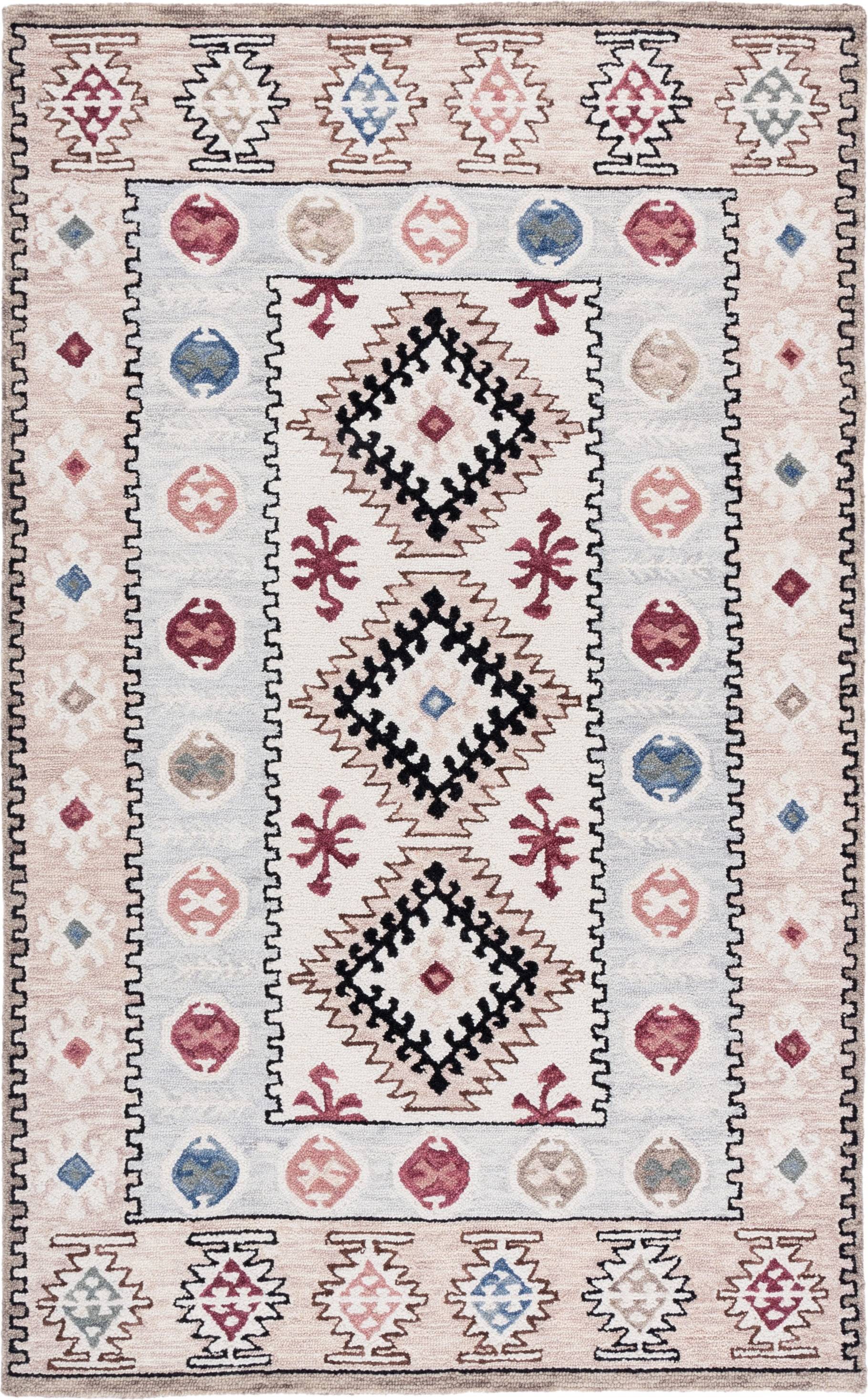 Safavieh Handmade Metro Filoftia Wool Rug 6ft x 9ft Multicolor
