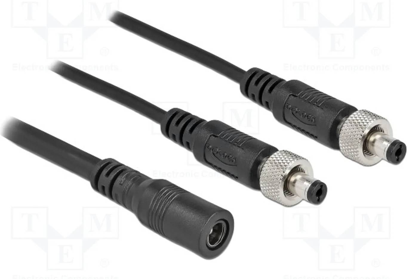 DeLock Strøm Splitter 50cm Sort
