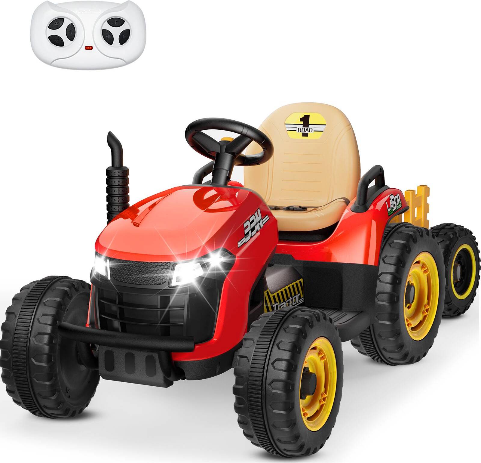 Ride on tractor Anpabo 12V Battery Powered Ride On Tractor