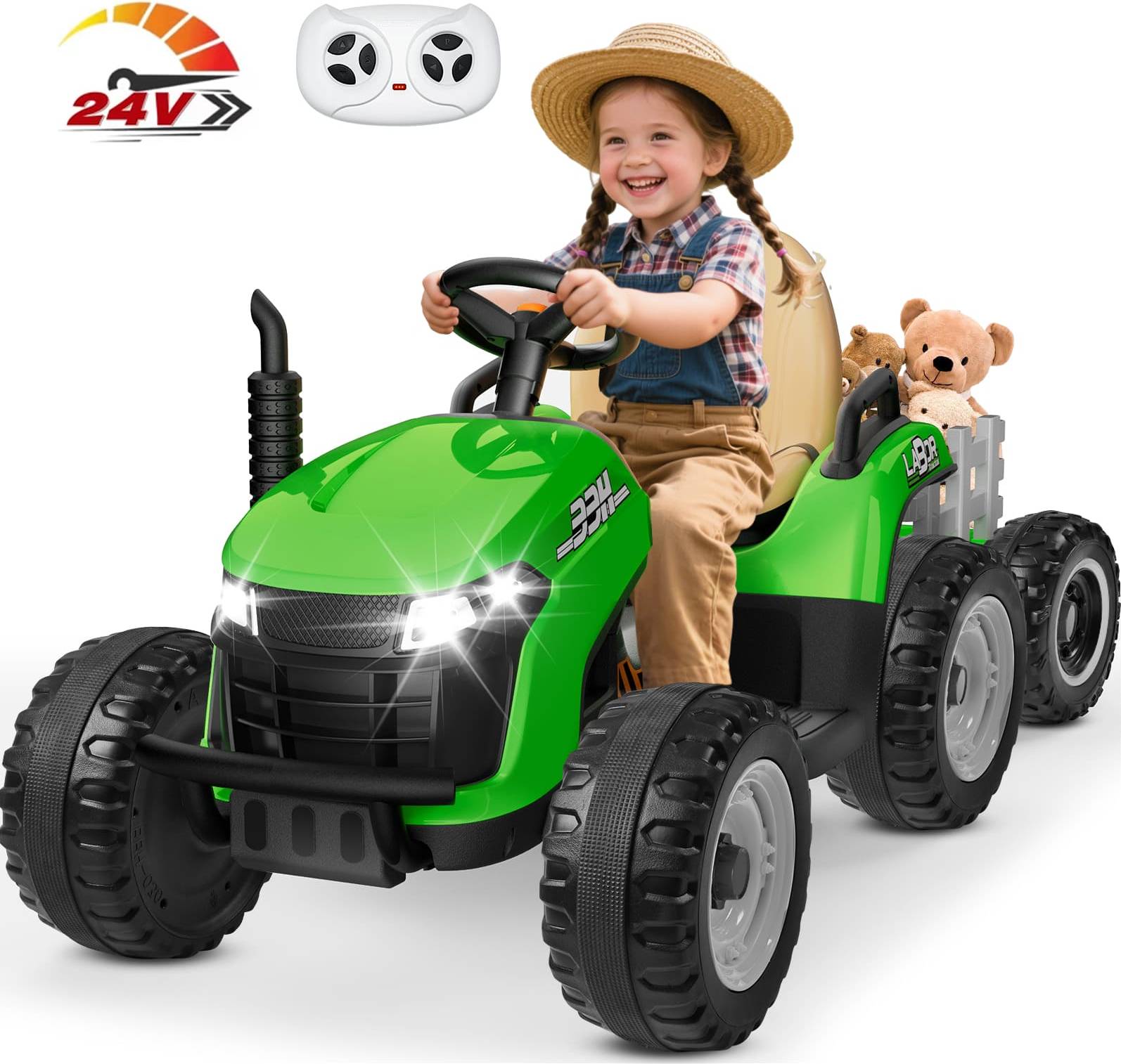 Ride on tractor Anpabo 12V Battery Powered Ride On Tractor