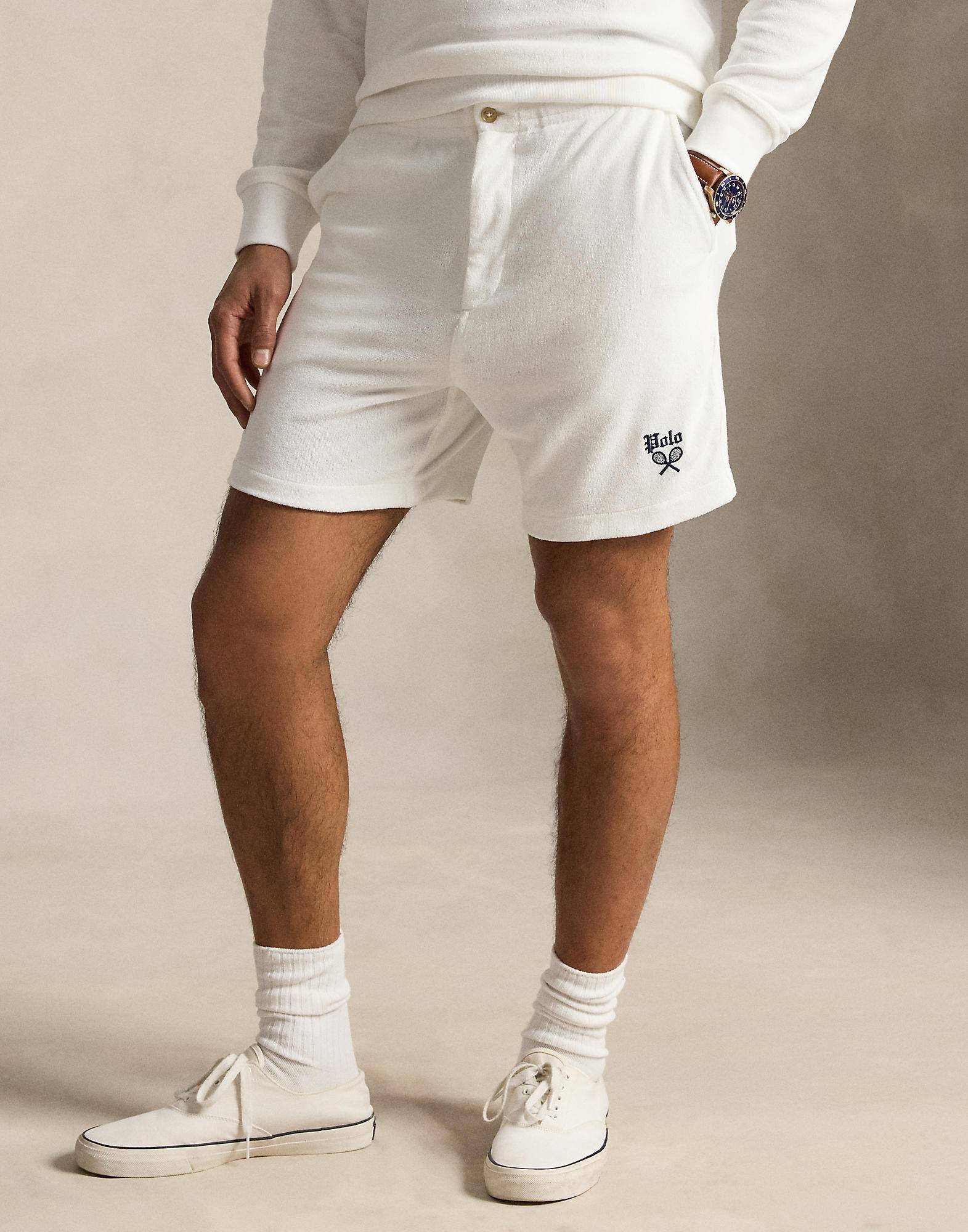 Polo Ralph Lauren 6 Inch Prepster Terry Short - White