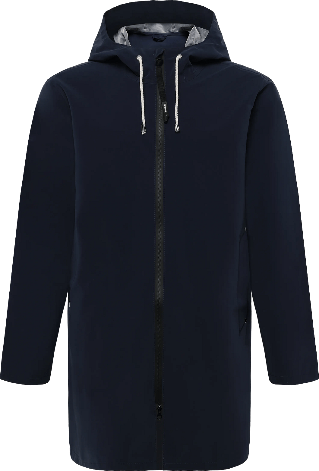 Stutterheim Stockholm Lightweight Zip Matte - Navy