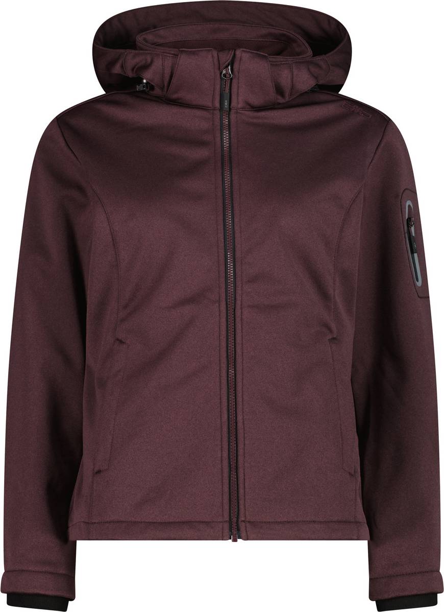 CMP Jacket Zip Hood Softshelljacka - Brun