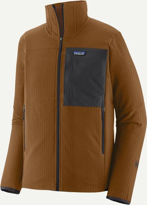 Patagonia R2 Techface Jacket Fleecejacka - Brun