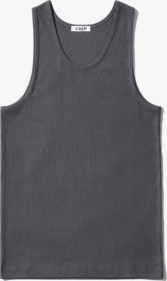 CDLP Rib Tank Top - Warm Charcoal