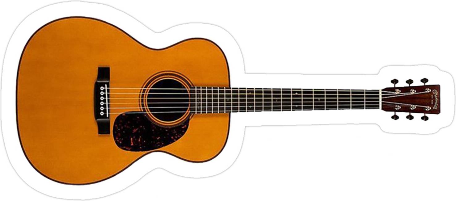 Kids acoustic guitar Redbubble Acoustic Guitar Sticker