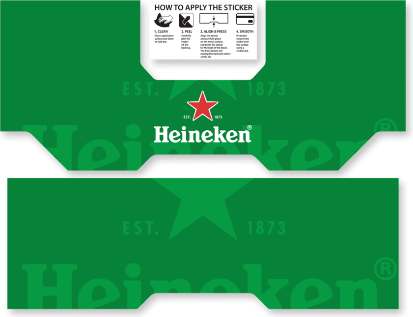 Heineken Blade Sticker