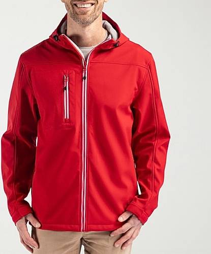 Water Resistant Lightweight Softshell Jacket - Red