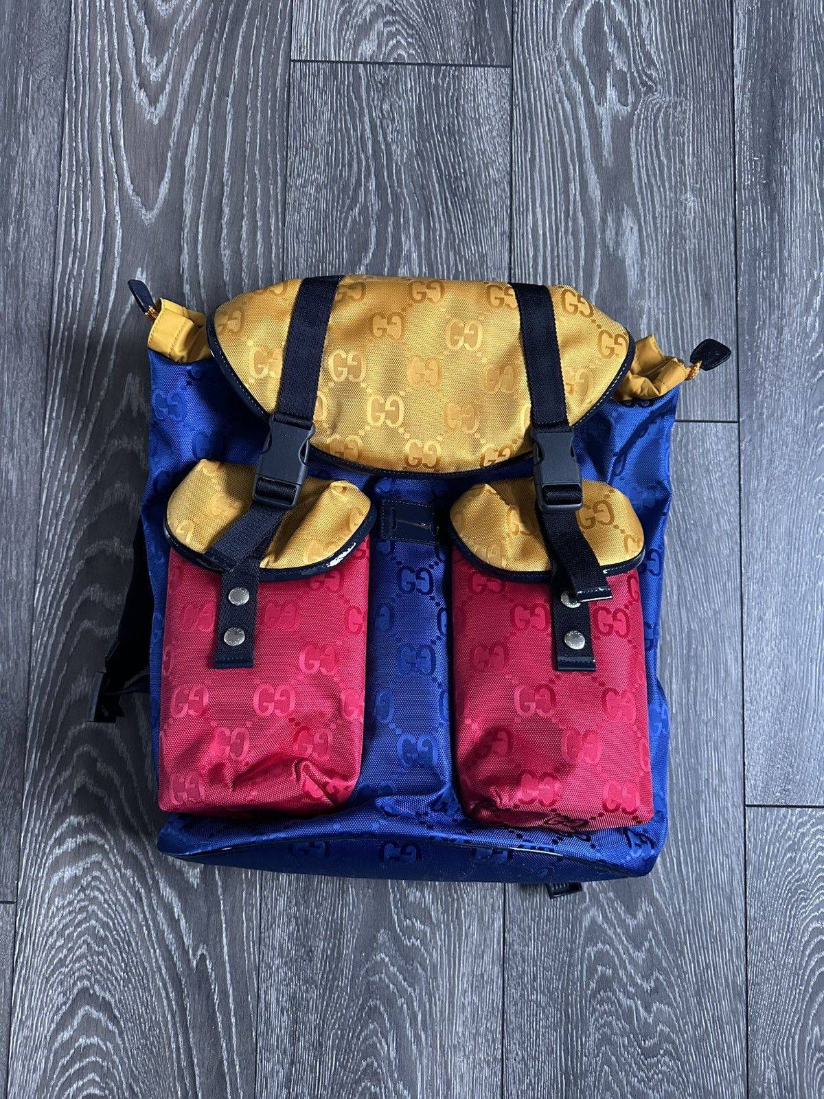 Gucci Off The Grid Monogram Multicolor Backpack - Men's