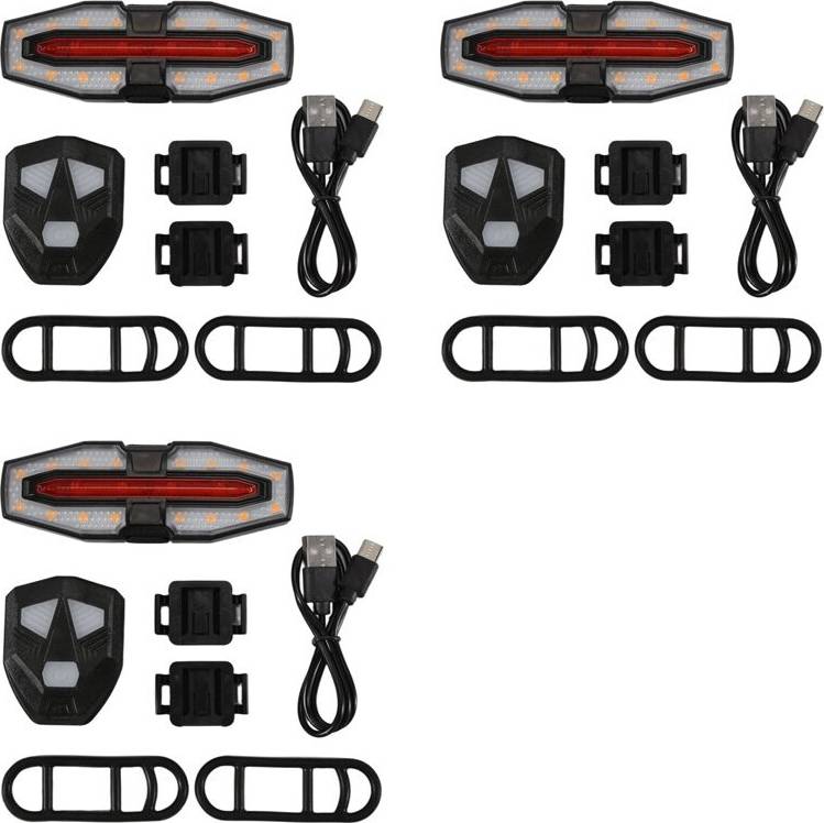 3X Elektroroller Blinker Rücklicht USB