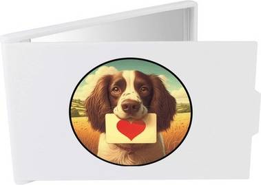 Azeeda Springer Spaniel Love Compact Makeup Mirror