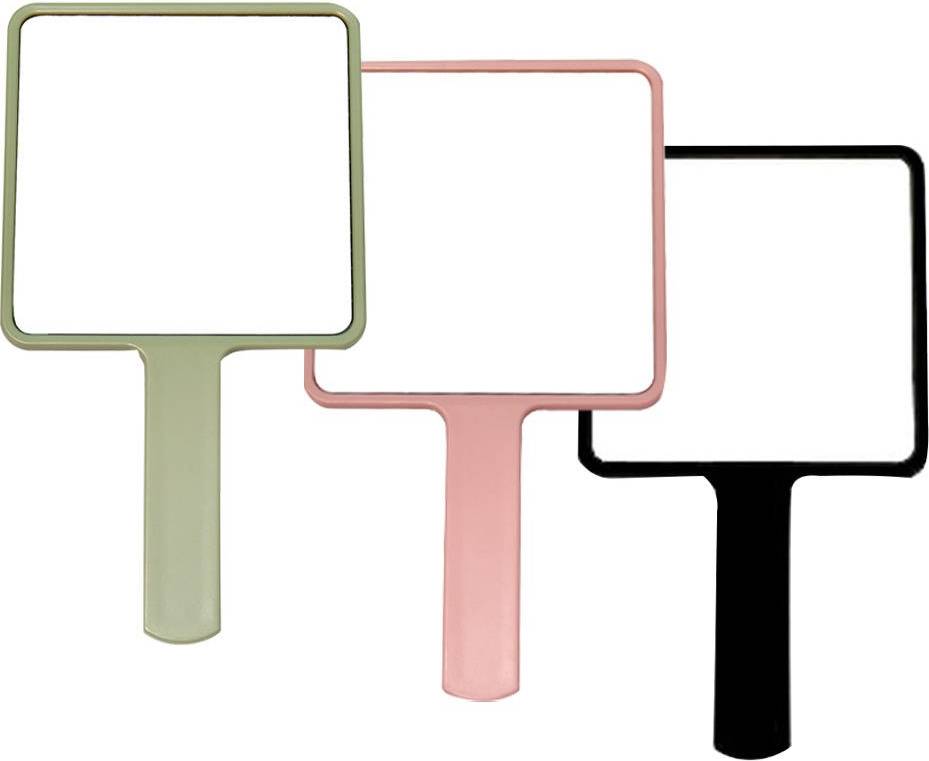 Durable Small Hand Mirrors 3pcs Portable Abs Material Gift Set