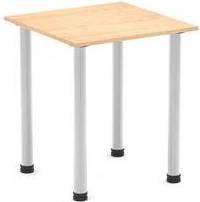 Impulse 600mm Square Table Maple Top Table