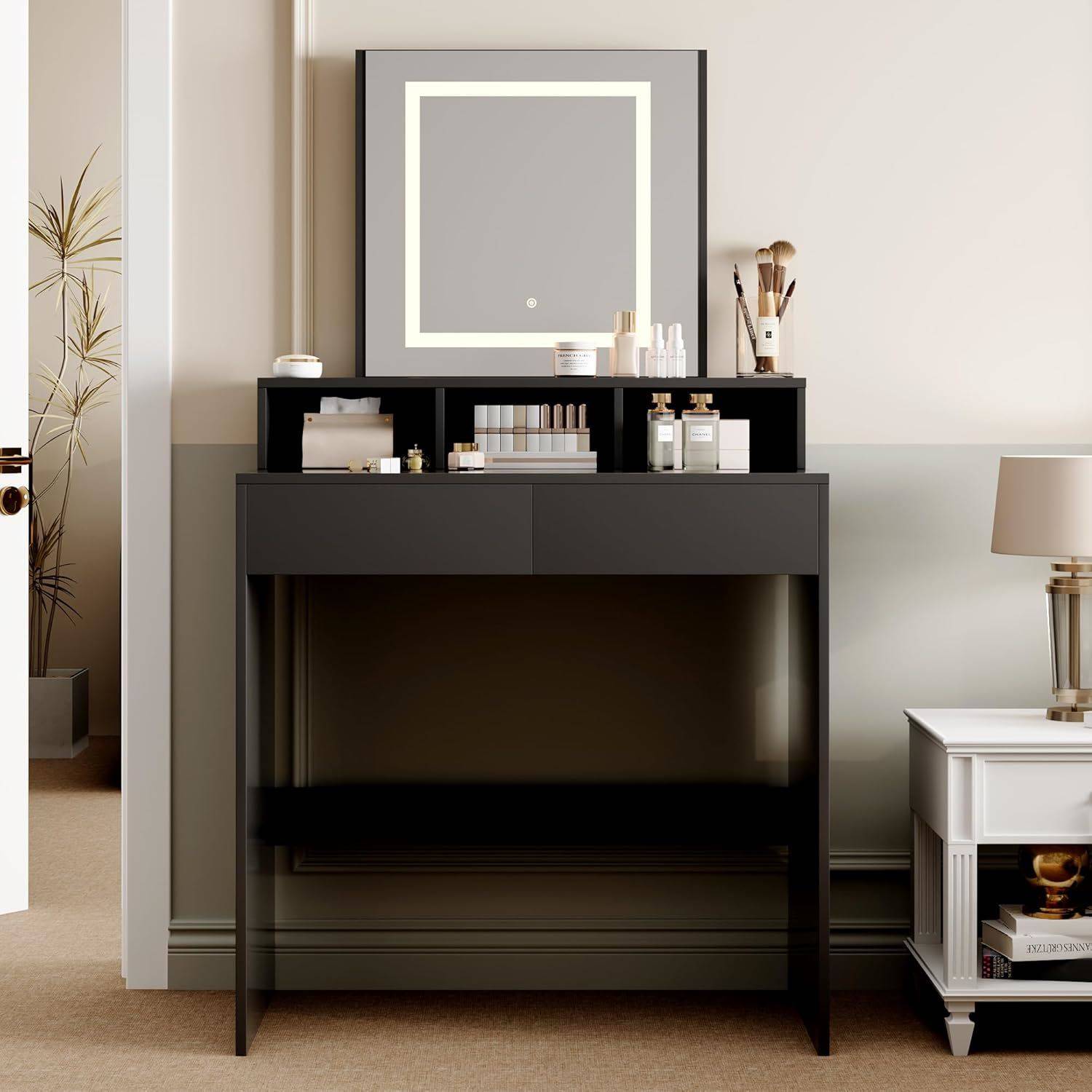 MCC Direct Dressing Table Adjustable LED Mirror Dressing Table