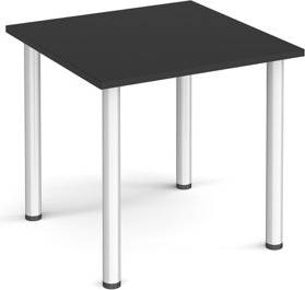 Dams Rectangular Silver Radial Leg Meeting Table Table