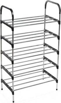 B&Q 5 Tier Shoe Rack Stand Organiser Shoe Rack