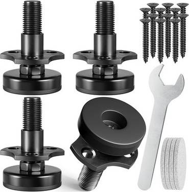 Sodial Adjustable Leveling Feet 3/8 Inch 16 Thread T-Kit Table Leg