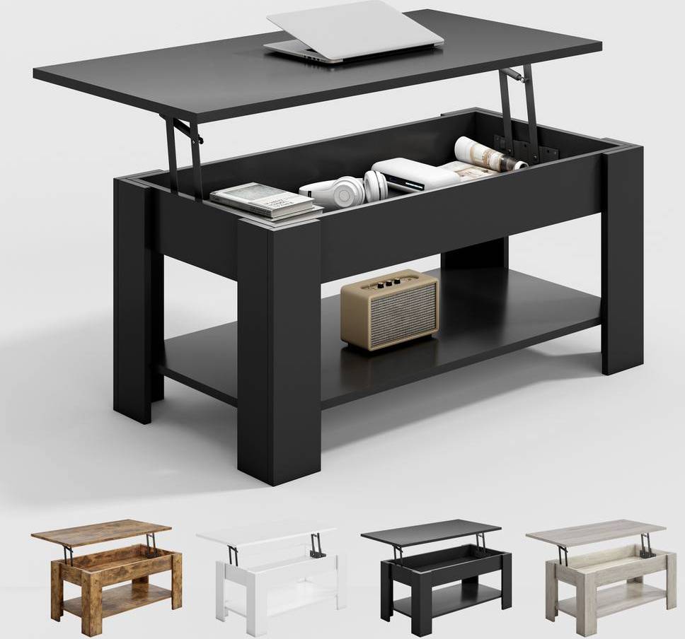 MCC Direct Convertible Coffee Table with Hinged Lid Table