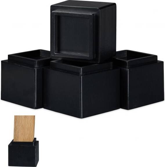 B2X Set 4 Furniture Risers Different Colors Table Leg 4pcs