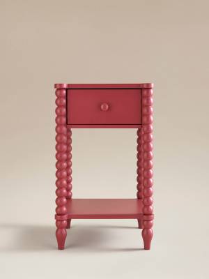 George Bobbin Bedside Table Red Bedside Table