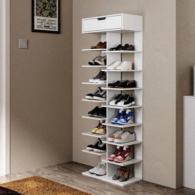 B&Q 9 Tiers Shoe Storage Rack Shoe Rack