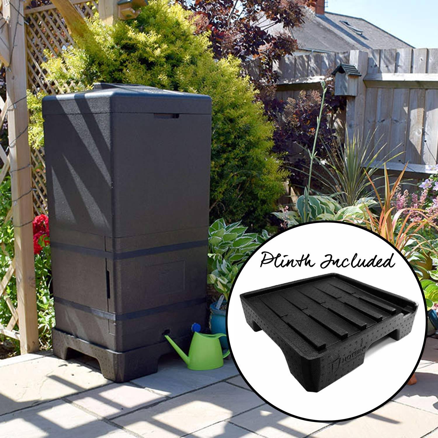 Hotbin 200L Composter Plinth Bundle